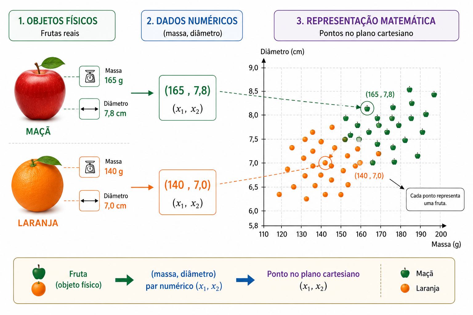 Da observação física à modelagem matemática.